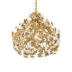Currey & Company Cloverfield Gold Pendant - 20 h x 23 dia