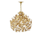 Currey & Company Cloverfield Gold Pendant - 20 h x 23 dia