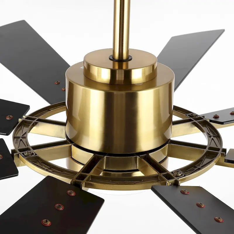 72  Modern 8-Blade Windmill LED Large Ceiling Fan with Remote