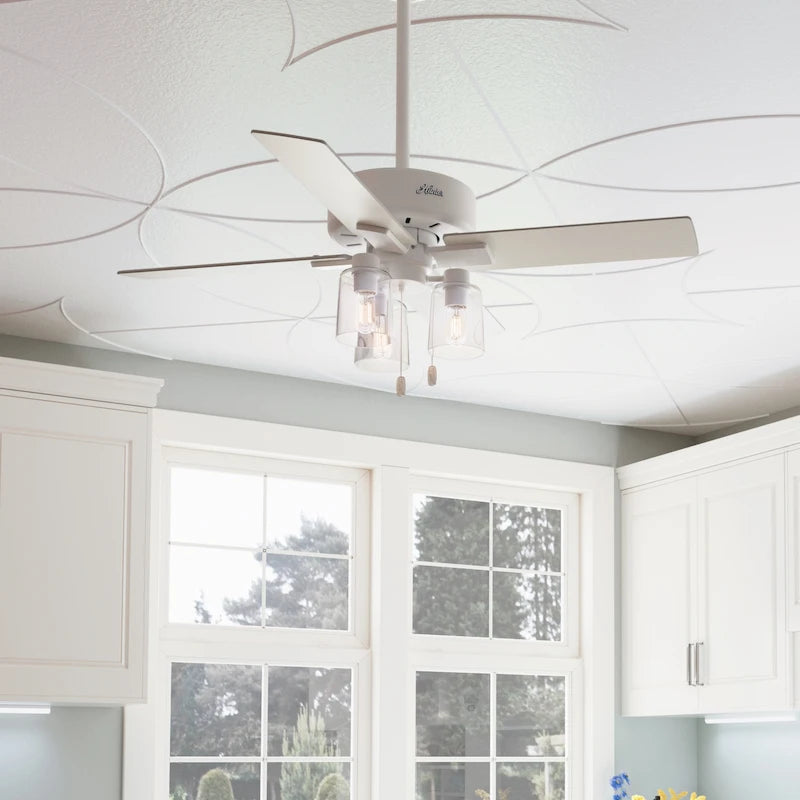 Hunter 44  Pelston Ceiling Fan with LED Light and Pull Chain