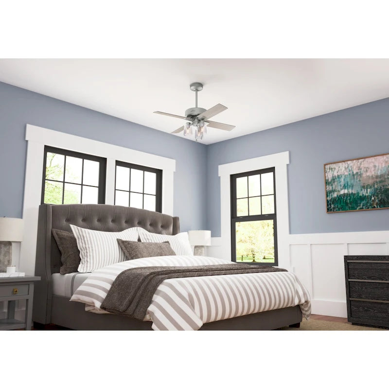 Hunter 44  Pelston Ceiling Fan with LED Light and Pull Chain