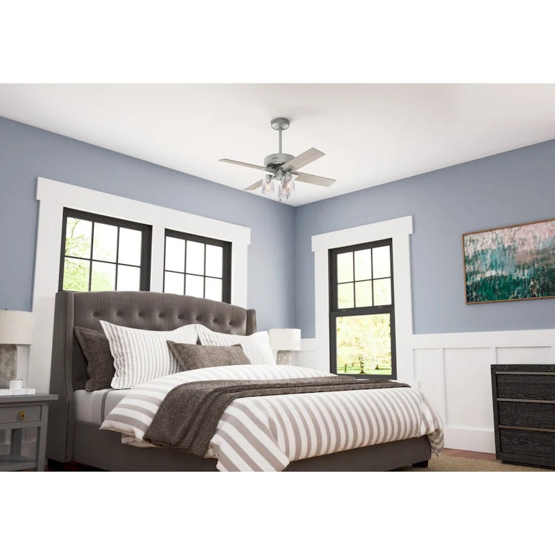 Hunter 44  Pelston Ceiling Fan with LED Light and Pull Chain