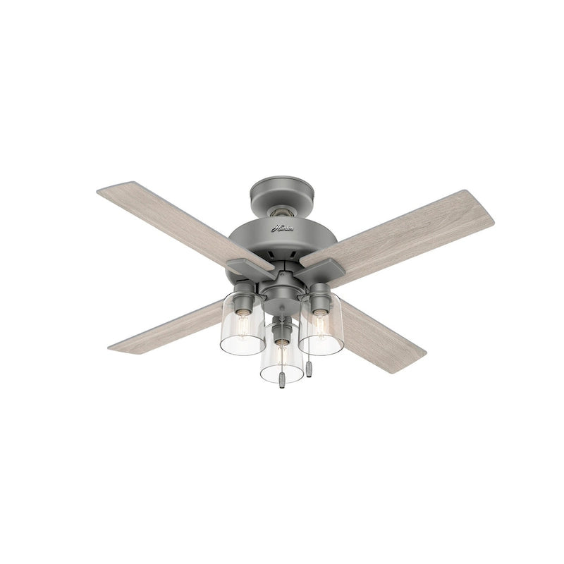Hunter 44  Pelston Ceiling Fan with LED Light and Pull Chain