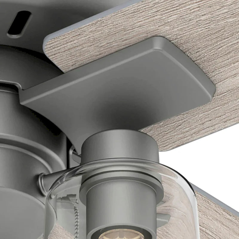 Hunter 44  Pelston Ceiling Fan with LED Light and Pull Chain