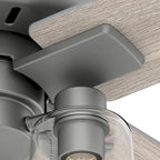 Hunter 44  Pelston Ceiling Fan with LED Light and Pull Chain