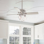 Hunter 44  Pelston Ceiling Fan with LED Light and Pull Chain