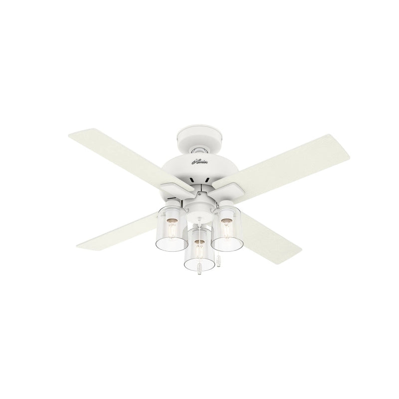 Hunter 44  Pelston Ceiling Fan with LED Light and Pull Chain
