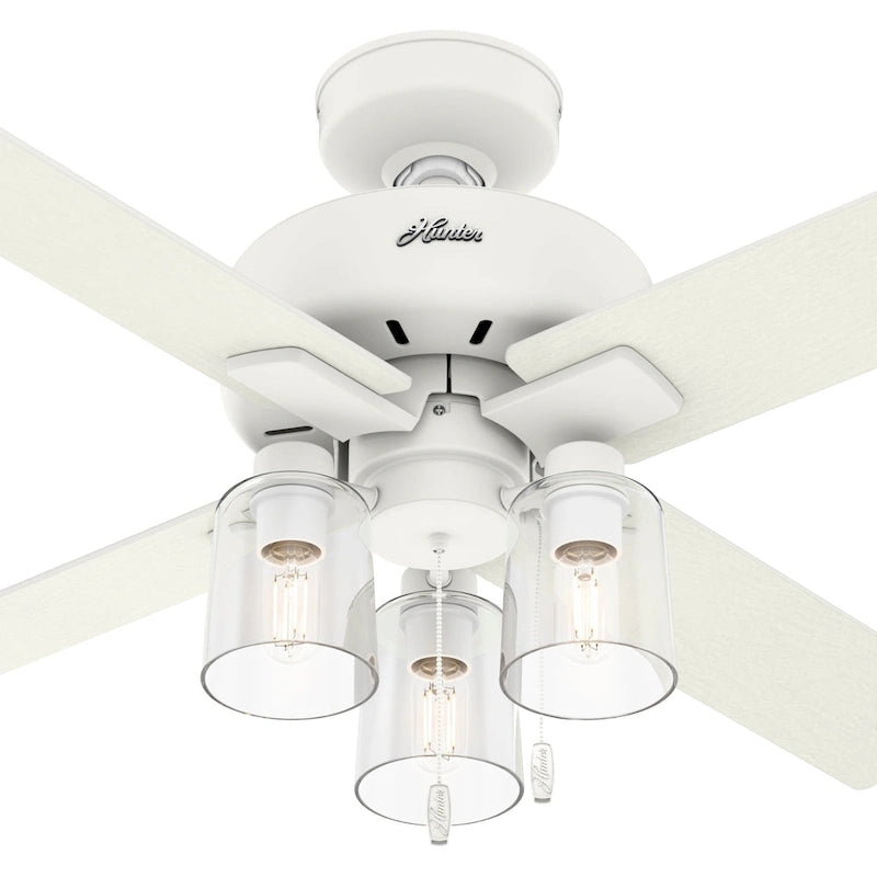 Hunter 44  Pelston Ceiling Fan with LED Light and Pull Chain