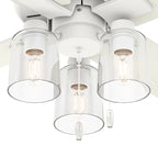 Hunter 44  Pelston Ceiling Fan with LED Light and Pull Chain