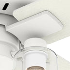 Hunter 44  Pelston Ceiling Fan with LED Light and Pull Chain