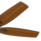 Hunter 52  Newsome Outdoor Ceiling Fan with Pull Chain, Damp Rated