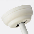 Havorand II 5-light Crystal 5-blade 52-inch White Finish Ceiling Fan