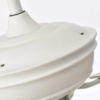 Havorand II 5-light Crystal 5-blade 52-inch White Finish Ceiling Fan