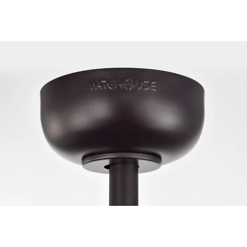 Sylvette 25-inch Brown 6 Lights 3 Blades Lighted Ceiling Fan with Remote