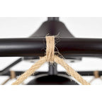 Sylvette 25-inch Brown 6 Lights 3 Blades Lighted Ceiling Fan with Remote