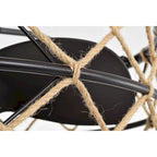 Sylvette 25-inch Brown 6 Lights 3 Blades Lighted Ceiling Fan with Remote