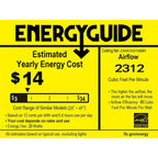 Sylvette 25-inch Brown 6 Lights 3 Blades Lighted Ceiling Fan with Remote