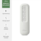 Hunter 52  Gilmour Outdoor Low Profile Ceiling Fan with LED Light, Handheld Remote, Damp Rated - Contemporary, Transitional