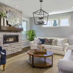 8-Light Geometric Cage Lantern Pendant Light