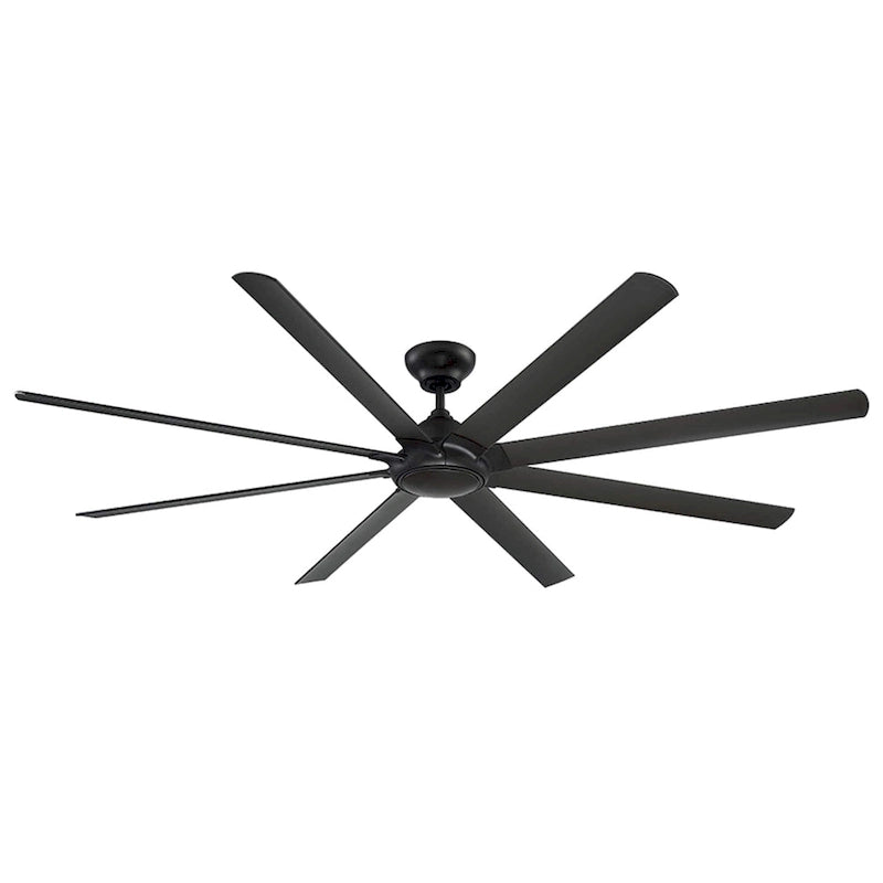 Hydra 96 Inch Eight Blade Indoor / Outdoor Smart Ceiling Fan with Six Speed DC Motor and LED Light.