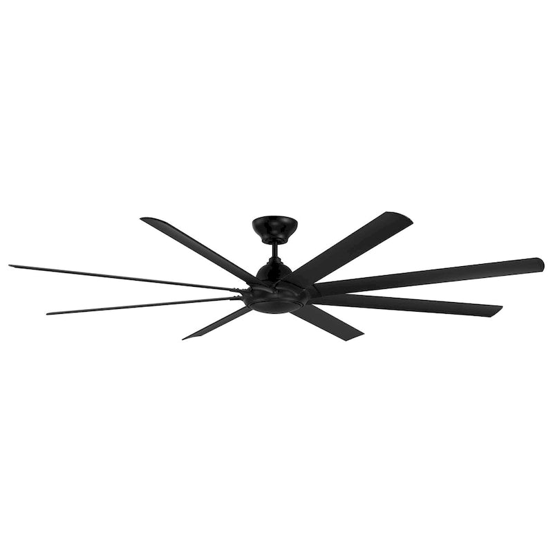 Hydra 96 Inch Eight Blade Indoor / Outdoor Smart Ceiling Fan with Six Speed DC Motor and LED Light.