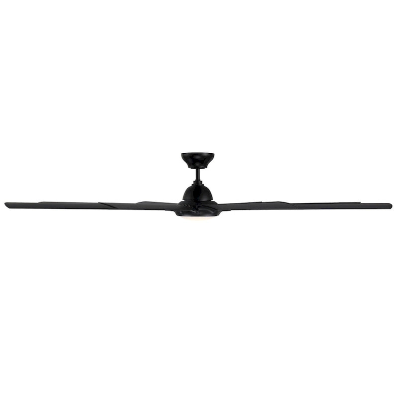 Hydra 96 Inch Eight Blade Indoor / Outdoor Smart Ceiling Fan with Six Speed DC Motor and LED Light.