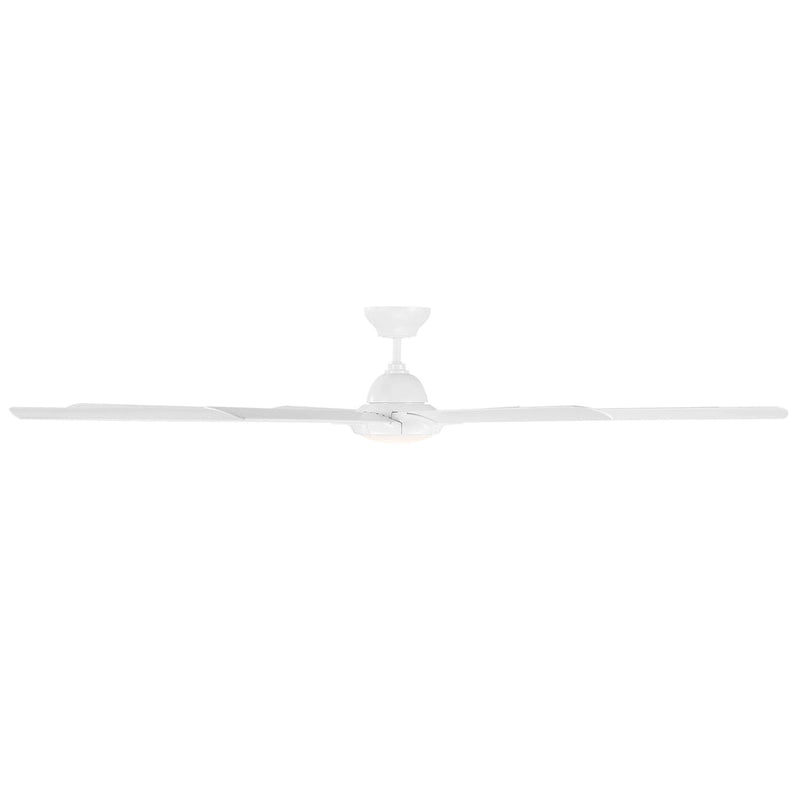 Hydra 96 Inch Eight Blade Indoor / Outdoor Smart Ceiling Fan with Six Speed DC Motor and LED Light.