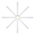 Hydra 96 Inch Eight Blade Indoor / Outdoor Smart Ceiling Fan with Six Speed DC Motor and LED Light.