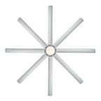 Hydra 96 Inch Eight Blade Indoor / Outdoor Smart Ceiling Fan with Six Speed DC Motor and LED Light.