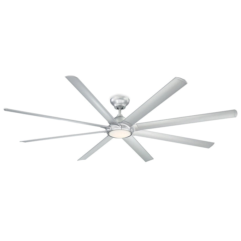 Hydra 96 Inch Eight Blade Indoor / Outdoor Smart Ceiling Fan with Six Speed DC Motor and LED Light.