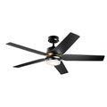 Kichler Maeve 52 inch LED Ceiling Fan Satin Black with Satin Black Blades
