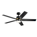 Kichler Maeve 52 inch LED Ceiling Fan Satin Black with Satin Black Blades