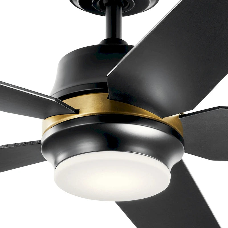 Kichler Maeve 52 inch LED Ceiling Fan Satin Black with Satin Black Blades