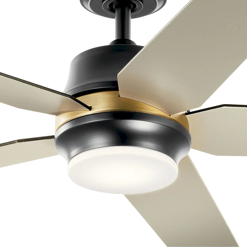Kichler Maeve 52 inch LED Ceiling Fan Satin Black with Satin Black Blades