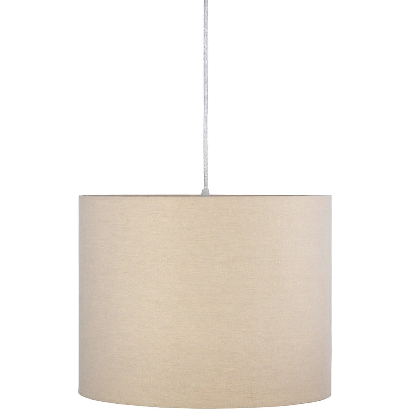 Artistic Weavers Charles Gray Cotton Drum Pendant Light - 14 H x 18 W x 18 D