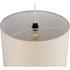 Artistic Weavers Charles Gray Cotton Drum Pendant Light - 14 H x 18 W x 18 D