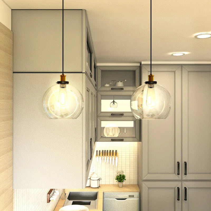 Carbon Loft Gertrude 8-inch Adjustable Height Pendant with Bulb