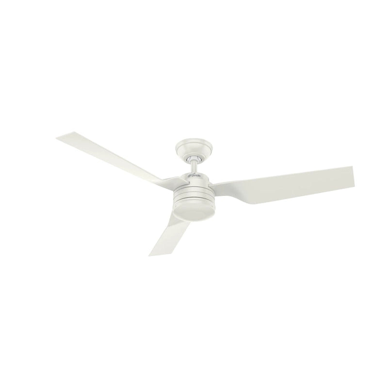 Hunter 52  Cabo Frio Outdoor Ceiling Fan with Wall Control - Modern Industrial - Damp Rated!