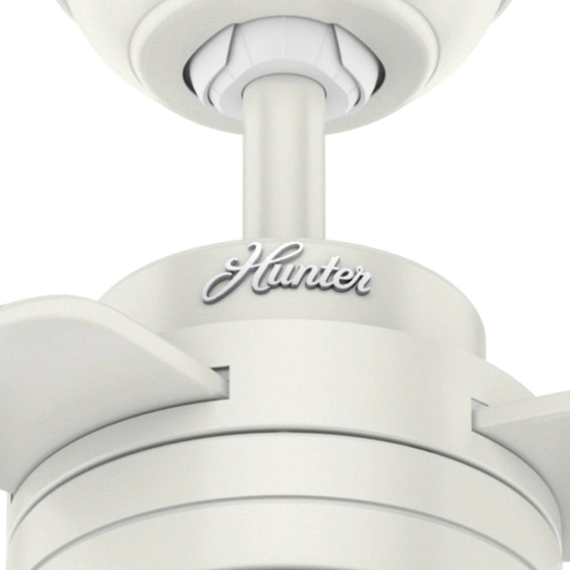 Hunter 52  Cabo Frio Outdoor Ceiling Fan with Wall Control - Modern Industrial - Damp Rated!