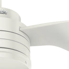 Hunter 52  Cabo Frio Outdoor Ceiling Fan with Wall Control - Modern Industrial - Damp Rated!