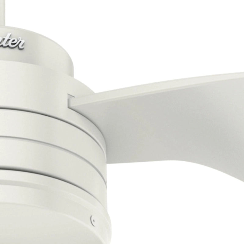 Hunter 52  Cabo Frio Outdoor Ceiling Fan with Wall Control - Modern Industrial - Damp Rated!