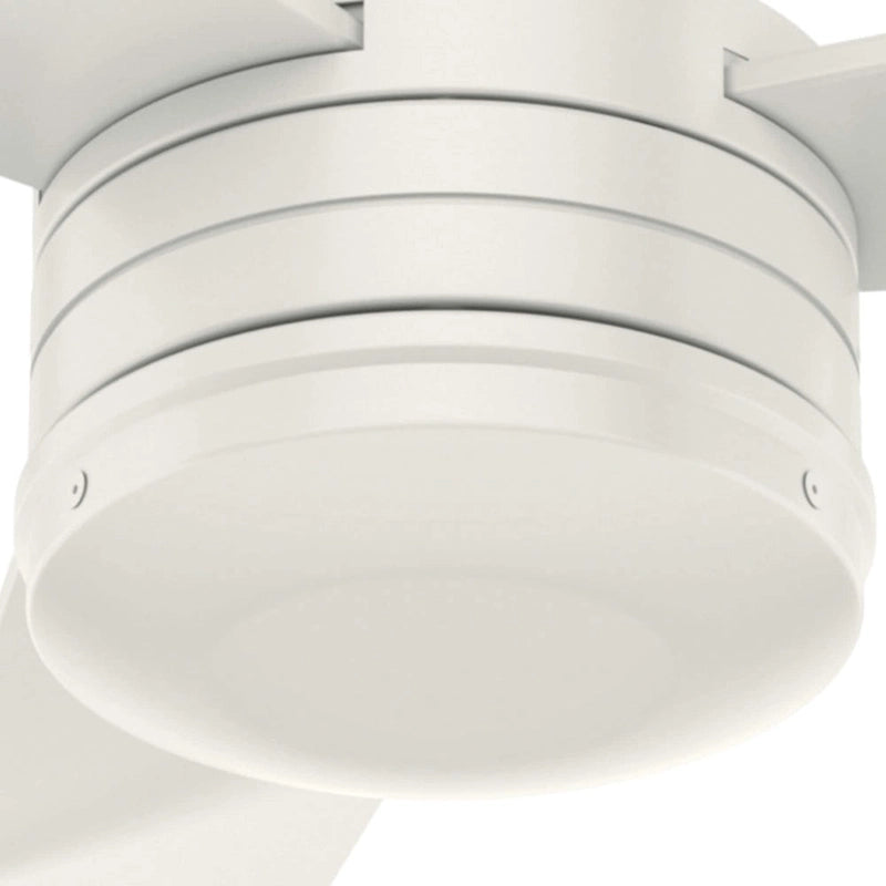 Hunter 52  Cabo Frio Outdoor Ceiling Fan with Wall Control - Modern Industrial - Damp Rated!