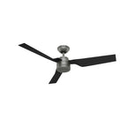 Hunter 52  Cabo Frio Outdoor Ceiling Fan with Wall Control - Modern Industrial - Damp Rated!
