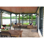 Hunter 52  Cabo Frio Outdoor Ceiling Fan with Wall Control - Modern Industrial - Damp Rated!