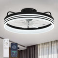 20  Low Profile Dimmable Ceiling fan, 6-Speed Reversible with APP and Remote Control