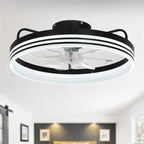 20  Low Profile Dimmable Ceiling fan, 6-Speed Reversible with APP and Remote Control