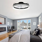 20  Low Profile Dimmable Ceiling fan, 6-Speed Reversible with APP and Remote Control