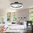 20  Low Profile Dimmable Ceiling fan, 6-Speed Reversible with APP and Remote Control