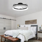 20  Low Profile Dimmable Ceiling fan, 6-Speed Reversible with APP and Remote Control
