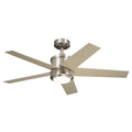 Kichler Lighting Brahm 48 inch Integrated LED Indoor Brushed Stainless Steel Ceiling Fan